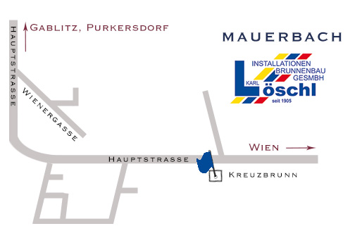 Detailkarte von Mauerbach